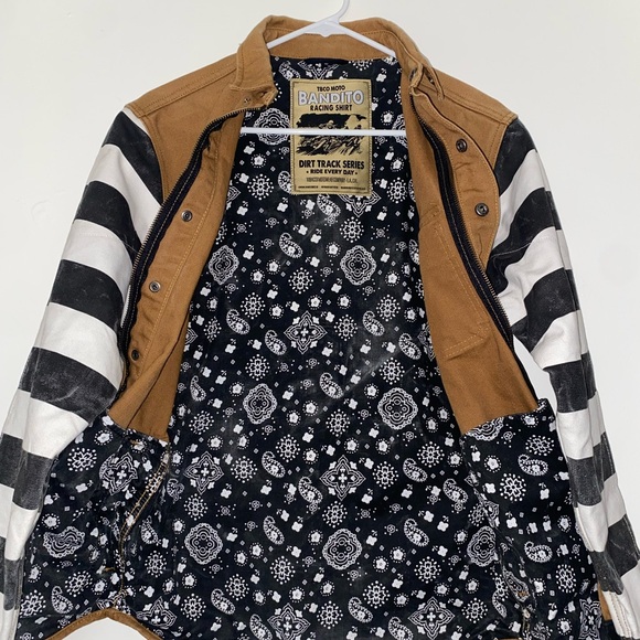 Tobacco Motorwear Bandito Riding Shirt Sz S - Picture 6 of 7